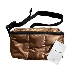 Calpak Luka Belt Bag Full Size Copper NWT Puffy Crossbody